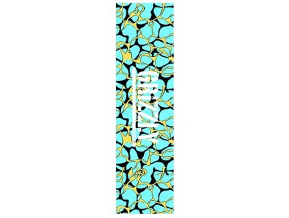 GRIZZLY Boiling Point Griptape Turquoise yellow 1