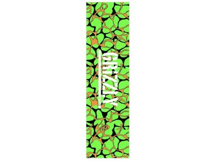 GRIZZLY Boiling Point Griptape Green Orange