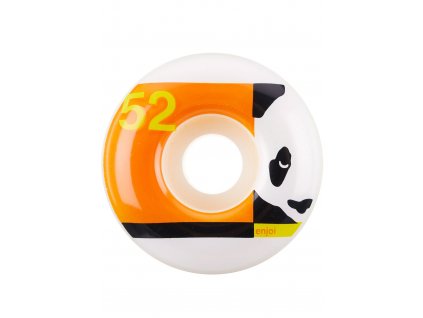 enjoi box panda skateboard wheels 52mm orange front 1200x