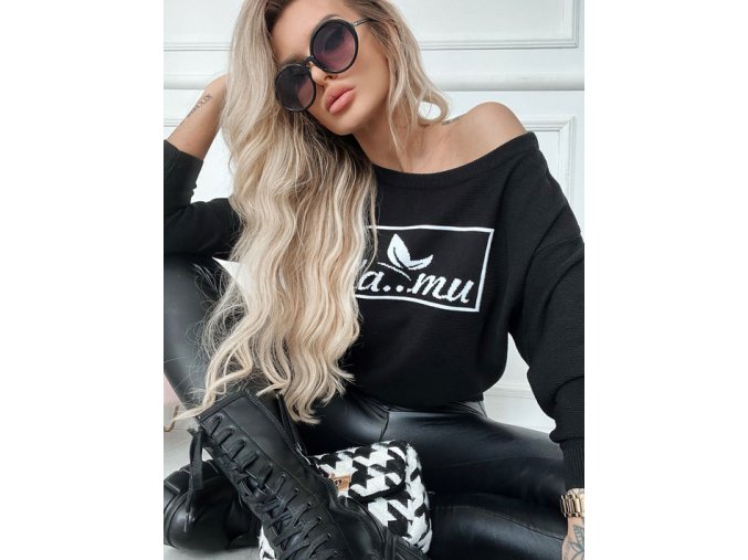 pol pm SWETER DAMSKI CZARNY 318 23 01 332 1