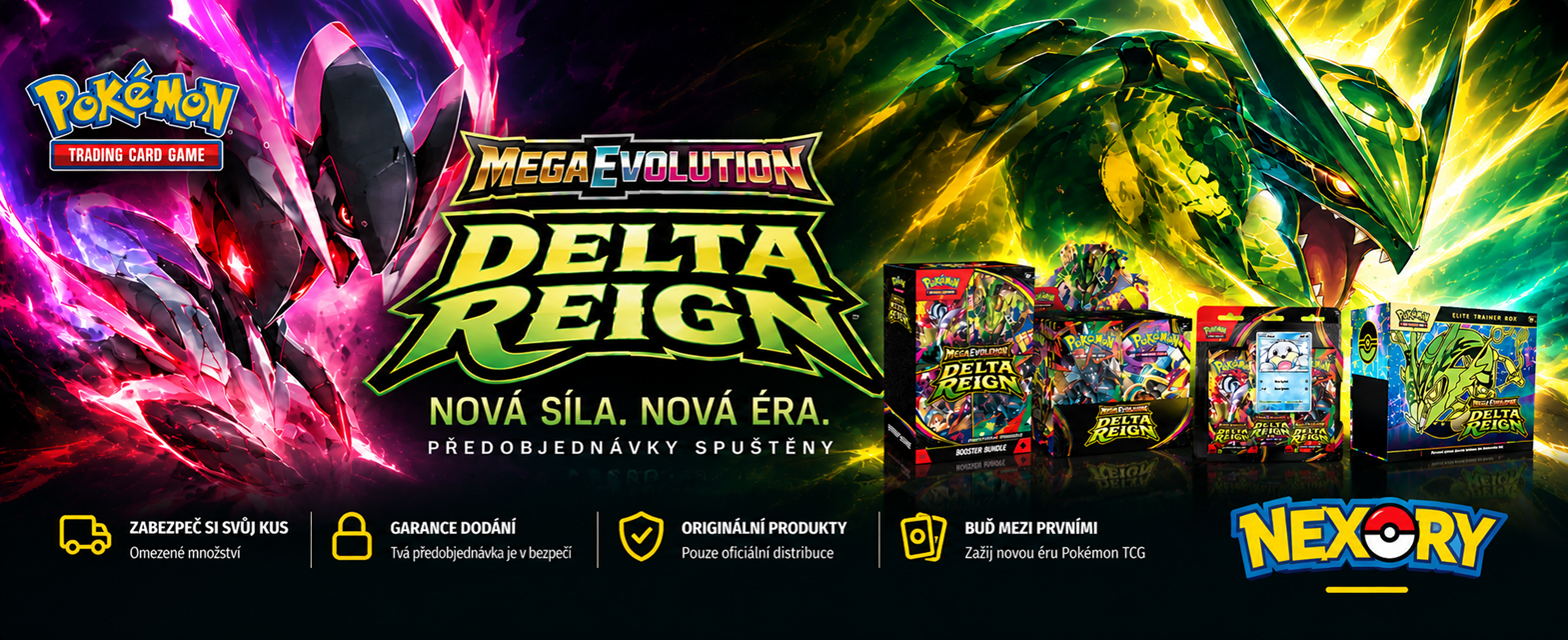 Pokémon TCG Mega Evolution Delta Reign – Předobjednávky