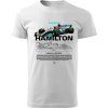 Pánské tričko F1 Mercedes Benz Lewis Hamilton Blue