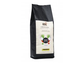 Cerstve prazena zrnkova kava citta del caffe crema bar 50 50 produkt