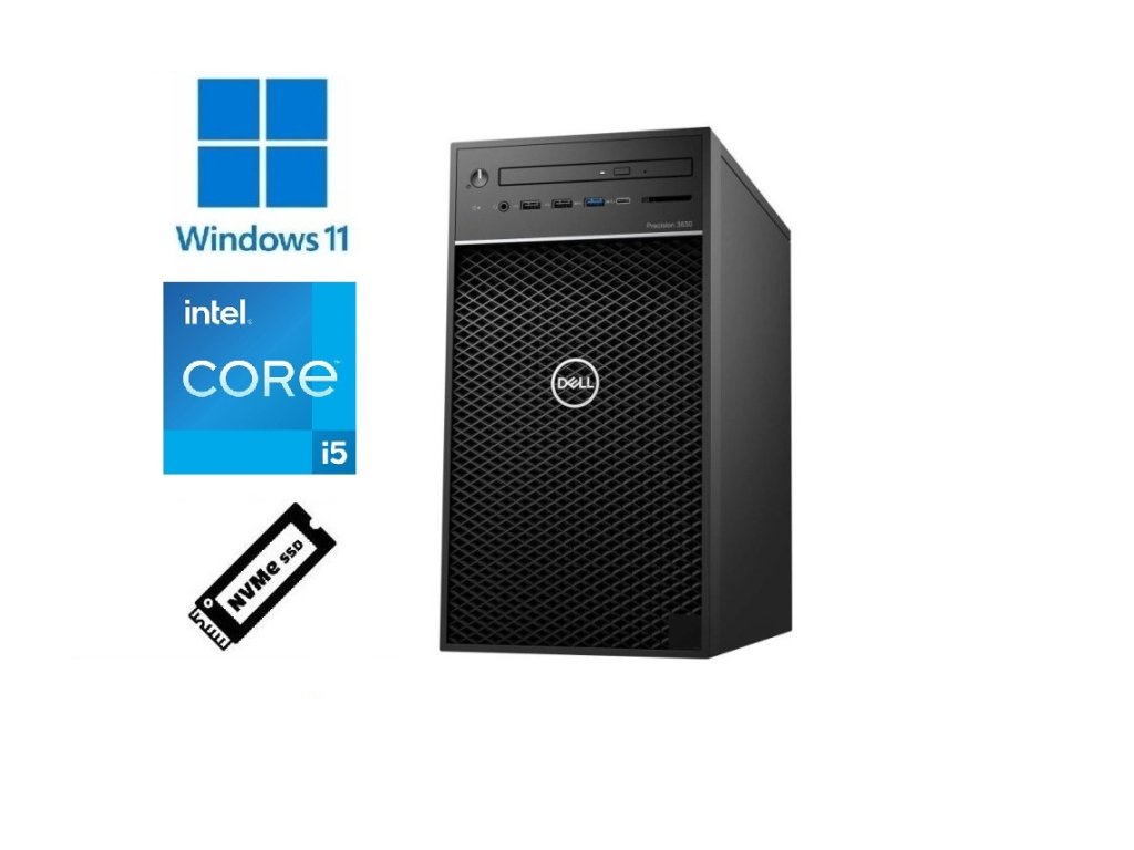 Dell OptiPlex 3630 s procesorem Intel Core i5-9500, kompaktní firemní počítač pro kancelářské využití