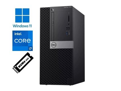 Dell OptiPlex 7070 MT - výkonný stolní počítač pro firmy s moderním designem, rozšířitelnými komponenty a vysokou spolehlivostí.