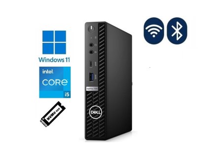 Dell OptiPlex 7090 Micro s procesorem Intel Core i5-11500T - výkonný a kompaktní firemní počítač s podporou až tří 4K monitorů. Ideální pro náročné úkoly v omezeném prostoru.