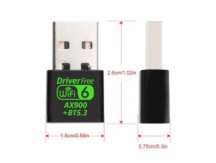 Wifi 6 BT AX900 USB Dongle