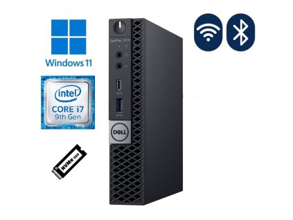 Dell Optiplex 7070 Micro i7-9700 - 16 GB - 2000 GB SSD - WIFI