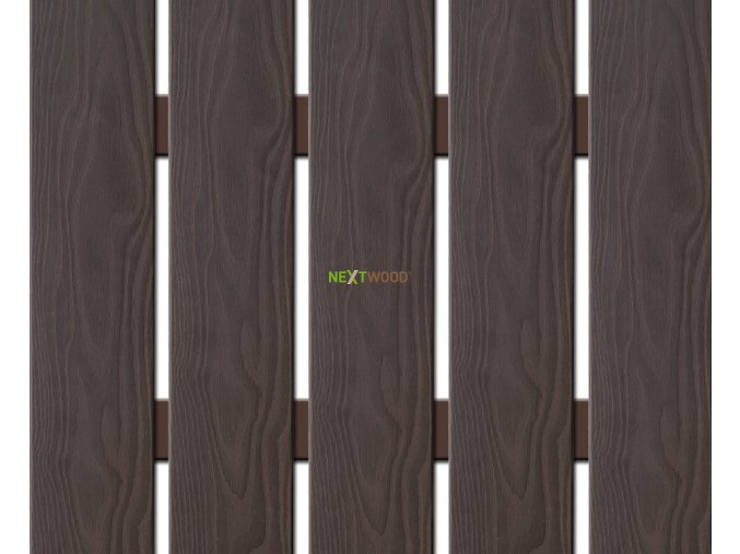 WPC široká plotovka 3D line Nextwood, wenge II.jakost