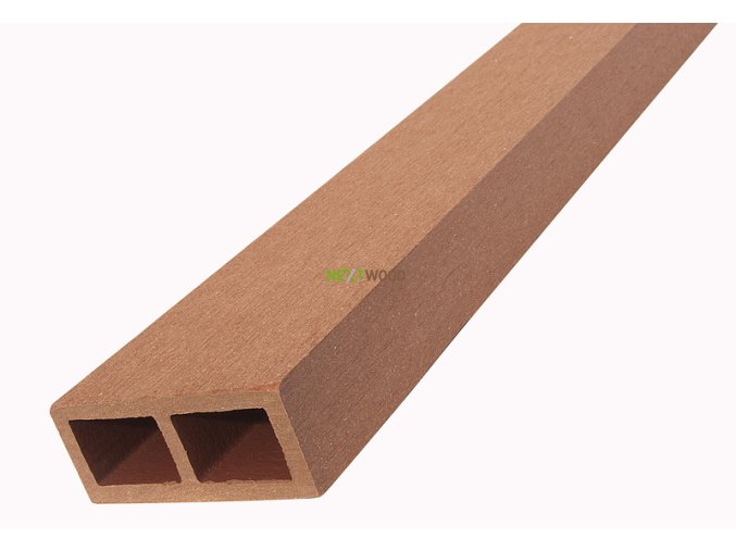 WPC vodorovný plotový nosník Nextwood 2000 mm - třešeň II. jakost