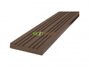 WPC terasová lemovací lišta Nextwood 3D line, wenge