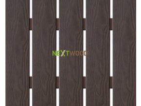 WPC široká plotovka 3D line Nextwood, wenge