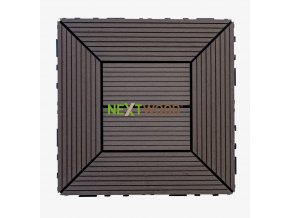 WPC dlaždice 300x300 mm, barva wenge