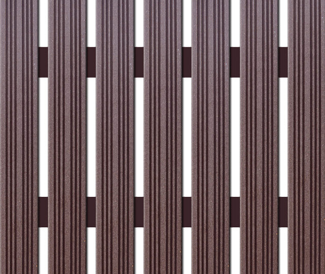 WPC plotovka Nextwood, šířka 72 mm, barva wenge Výška: 2 metry