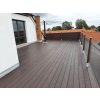 WPC terasové prkno Nextwood 3D line, barva wenge, délka 4 metry