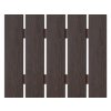 WPC široká plotovka 3D line Nextwood, wenge - výška 72 cm