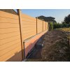 Kompletní plotové pole WPC NEXTfence - teak