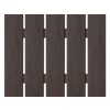 WPC široká plotovka 3D line Nextwood, wenge - výška 60 cm