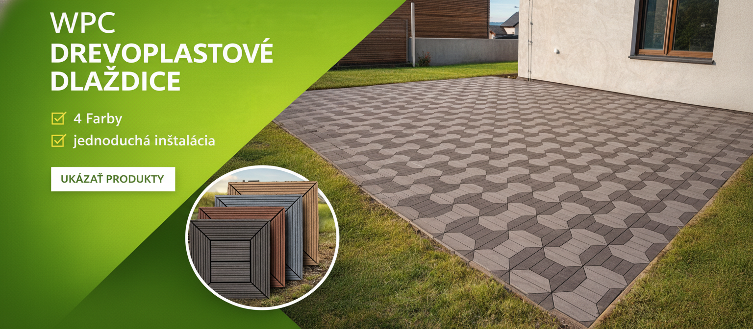 WPC Drevoplastové dlaždice
