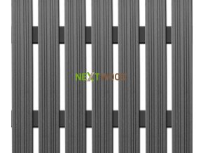 WPC úzká plotovka Nextwood, šedá (Výška 1,2 metru)