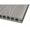 WPC terasové prkno Nextwood 3D line, barva šedá