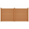 Kompletní dve plotové pole WPC NEXTfence teak