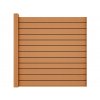 plotove pole s 1 sloupkem WPC NEXTfence teak