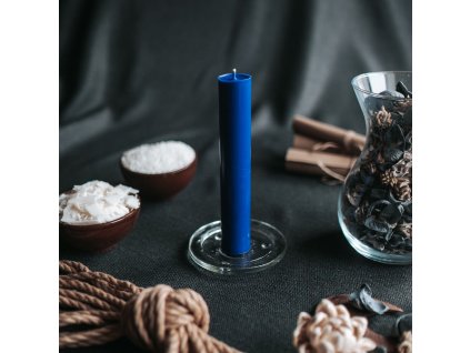 Regular blue candle