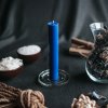 Regular light blue candle