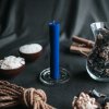 Regular blue candle