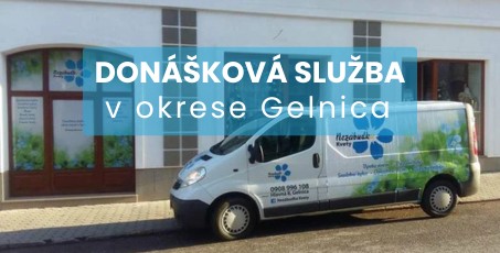Donášková služba kvetov v okrese Gelnica