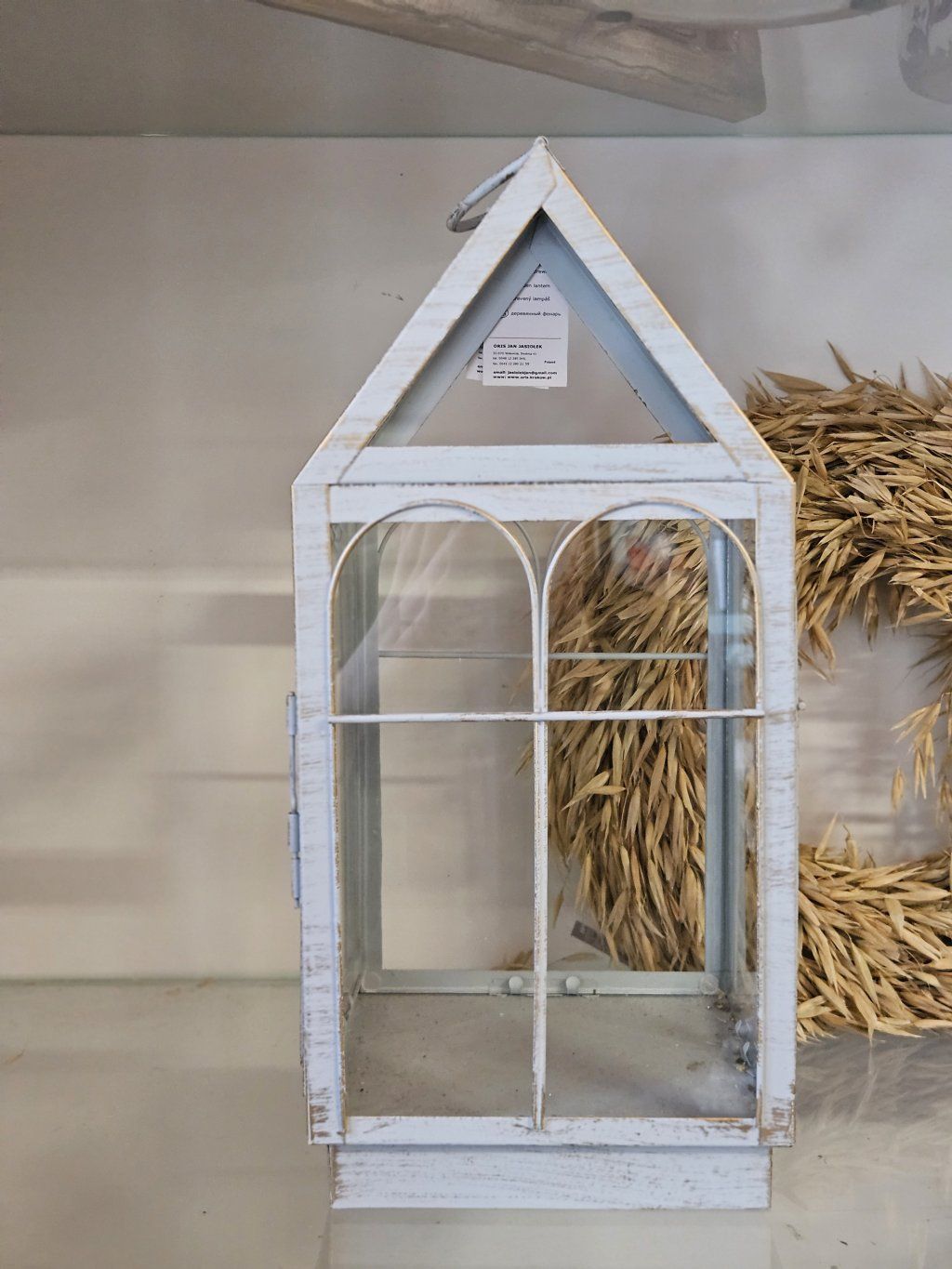 Kovový vintage lampáš