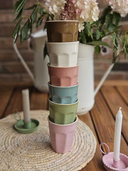 Keramický hrnček Mynte – Caffe Latte Mug (Farba Mentolová)