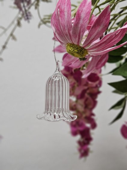 Sklenený vrúbkovaný zvonček (Veľkosť S‎)