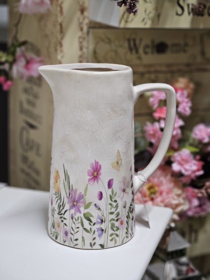 Vintage džbán - lúka