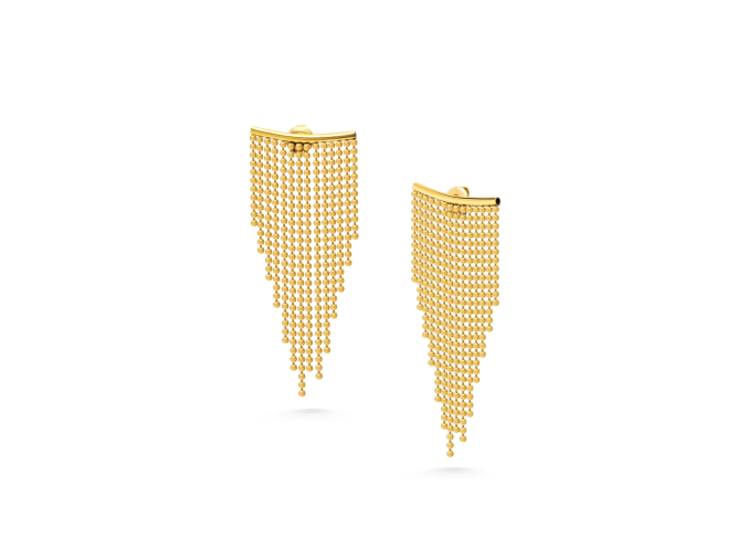 nialaya women s earrings tassel fringe earrings in gold tassel fringe earrings in gold wear 073 1171417348