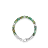 nialaya men s beaded bracelet men s hexagon beaded bracelet with green turquoise and silver men s hexagon beaded bracelet with green turquoise and silver 1160763712