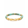 nialaya men s beaded bracelet men s hexagon beaded bracelet with green turquoise and gold men s hexagon beaded bracelet with green turquoise and gold 1160763699
