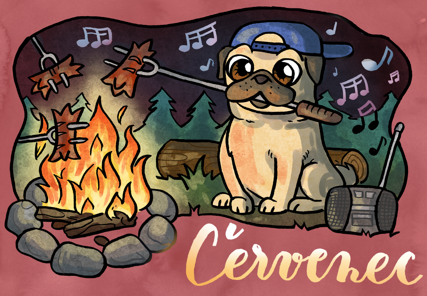 Mopsolovánka ke stažení zdarma - ČERVENEC