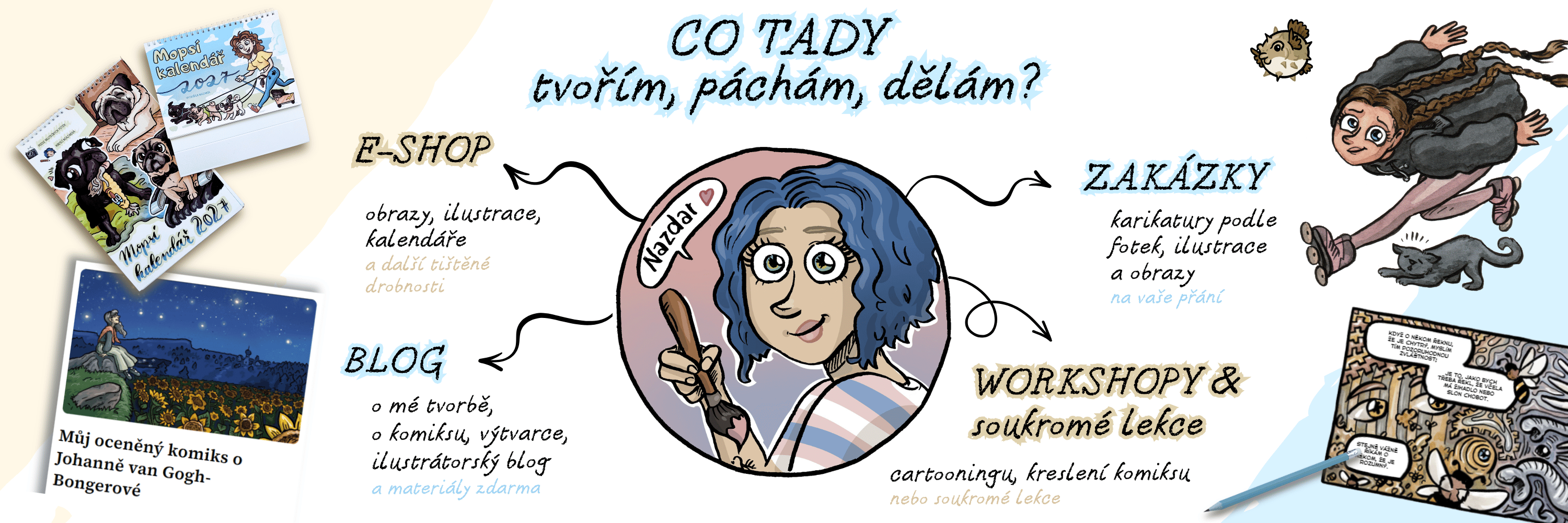 Co tady na stránkách najdete?