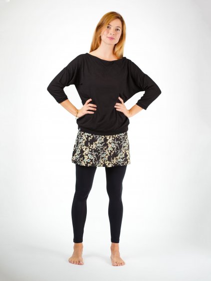 leginy se sukni nice belly ctyrlistky6 cerne2