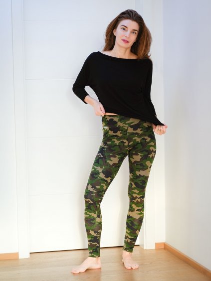 leginy bavlna nicebelly damske maskace napletem