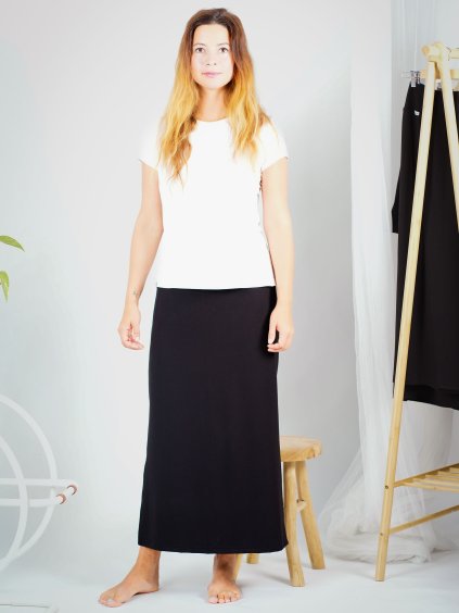 dlouha sukne s rozparkem cerna5 nicebelly