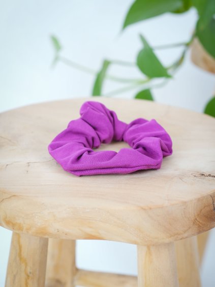 fuchsiova1 scrunchie gumicka nicebelly