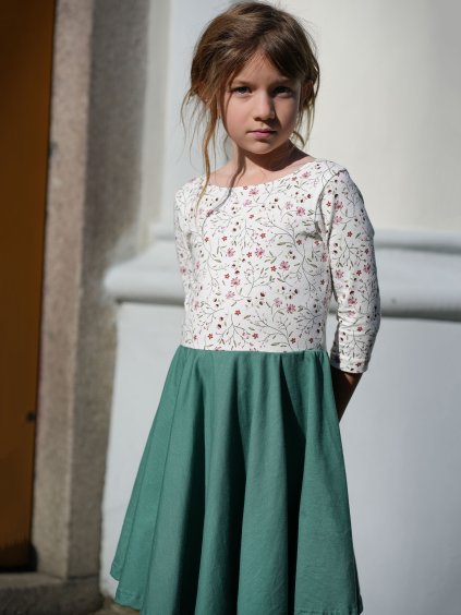 detke saty kolove v zahrade8 zelene bez pasku nicebelly