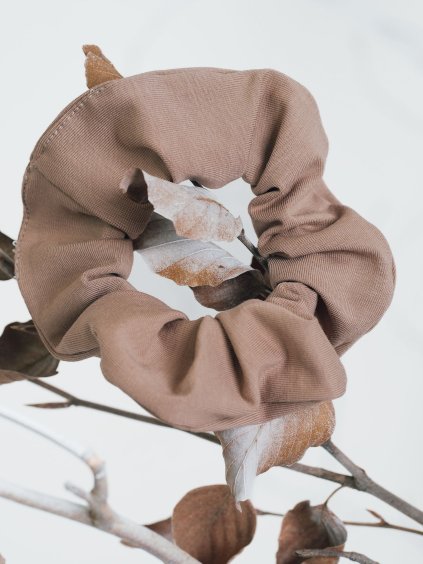 scrunchie gumicka2 biobavlna cappuchino NiceBelly