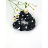 scrunchie nicebelly puntik tmave sedy