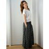 damska sukne bile kytky5 na cerne nicebelly