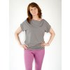 šedé triko bambus kratky rukav nicebelly