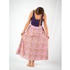 damska sukne ruzovy vzor naplet nicebelly